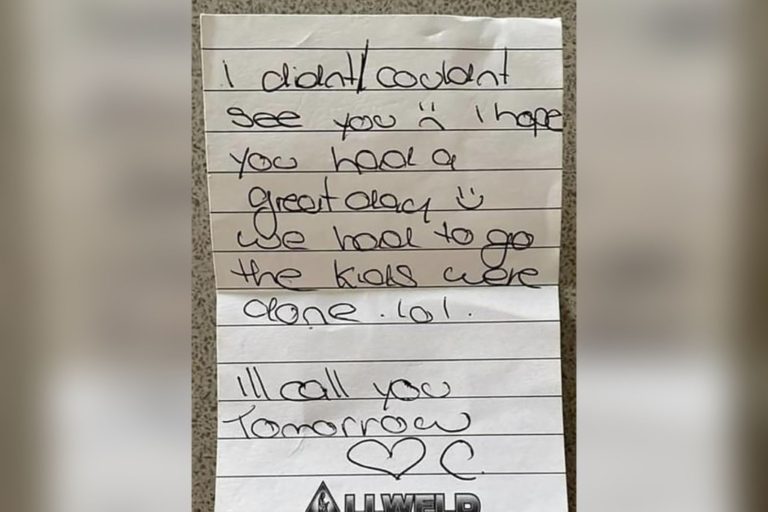 Wife threatens to dump husband on anniversary over mystery note