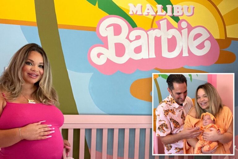 Trisha Paytas divides internet after naming first child Malibu Barbie