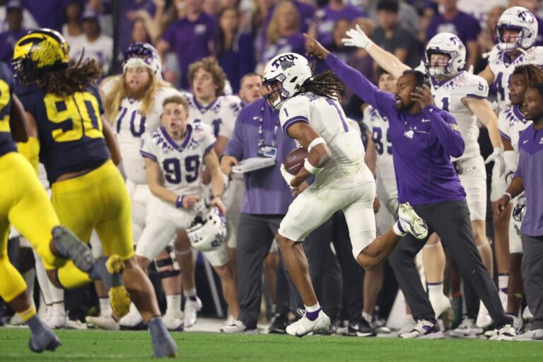 TCU holds off Michigan for College Football Playoff semifinal win
