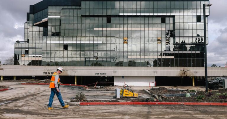 A sign of the times: Tearing down an emptying OC office complex to build a warehouse