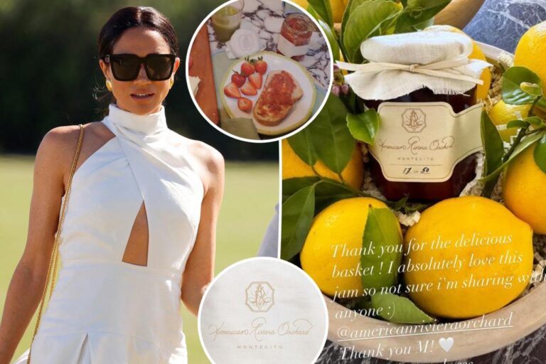 Meghan Markle unveils first American Riviera Orchard product as she sends it to pals — see it here