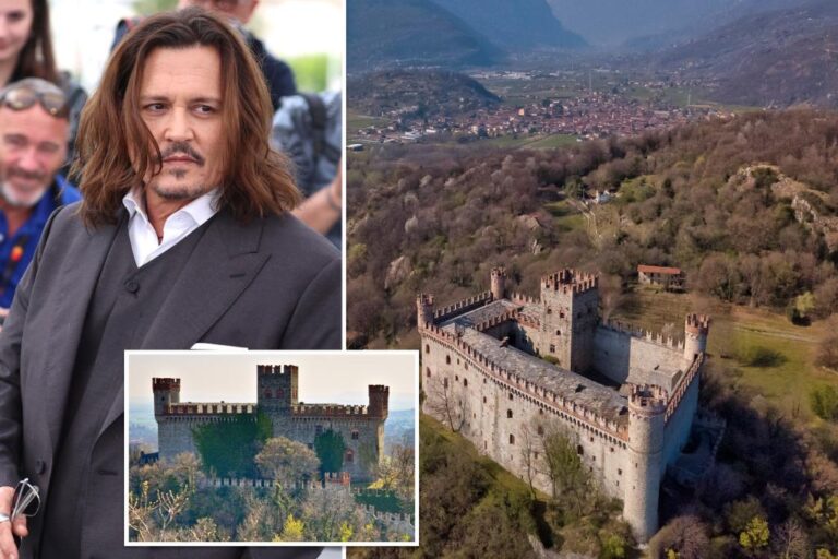 Johnny Depp looking at buying $4M castle in Turin, Italy