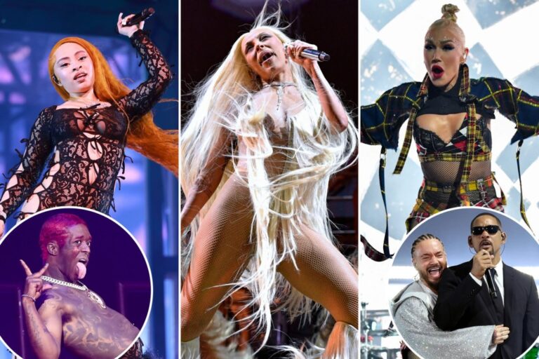 A-list lineup for its first weekend including Doja Cat, J Balvin and No Doubt lead the stars: photos